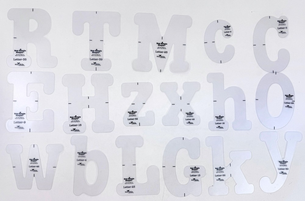 Lori Holt - TYPE/ography Letters Sew Simple Shapes