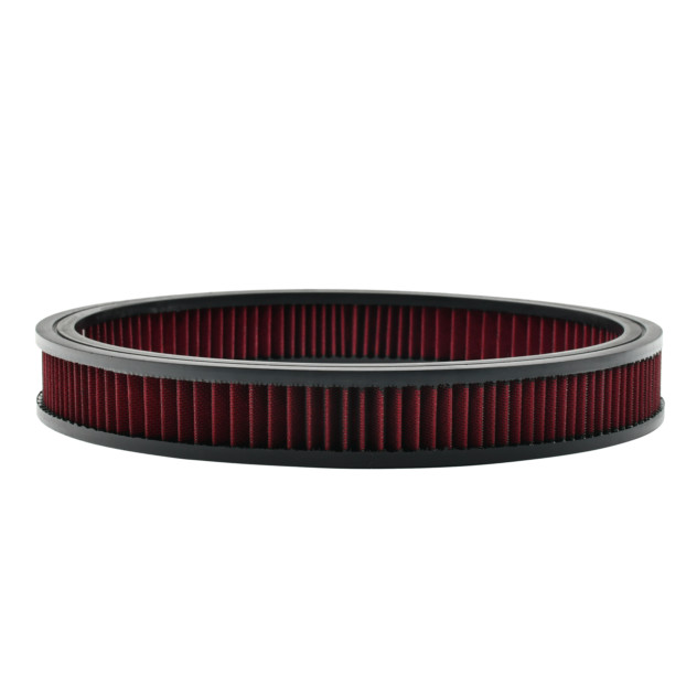 14" X 2" Washable & Reusable Round Air Cleaner Filter Element Replacement Red
