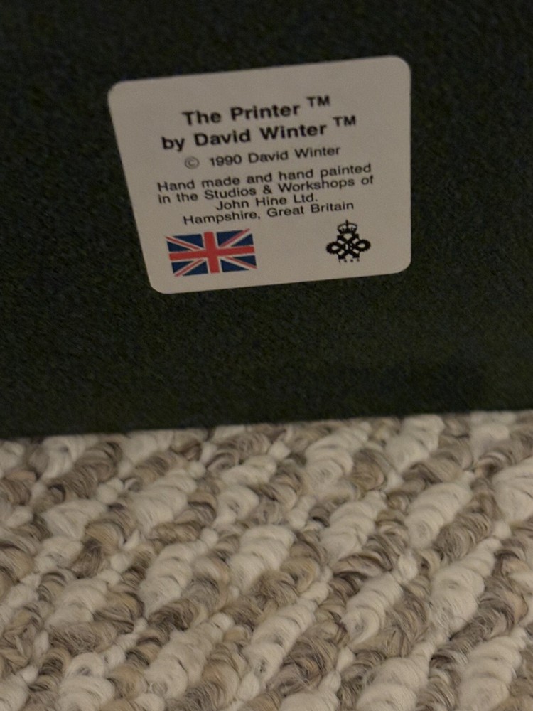 David Winter The Printer - Used, Very Good Condition