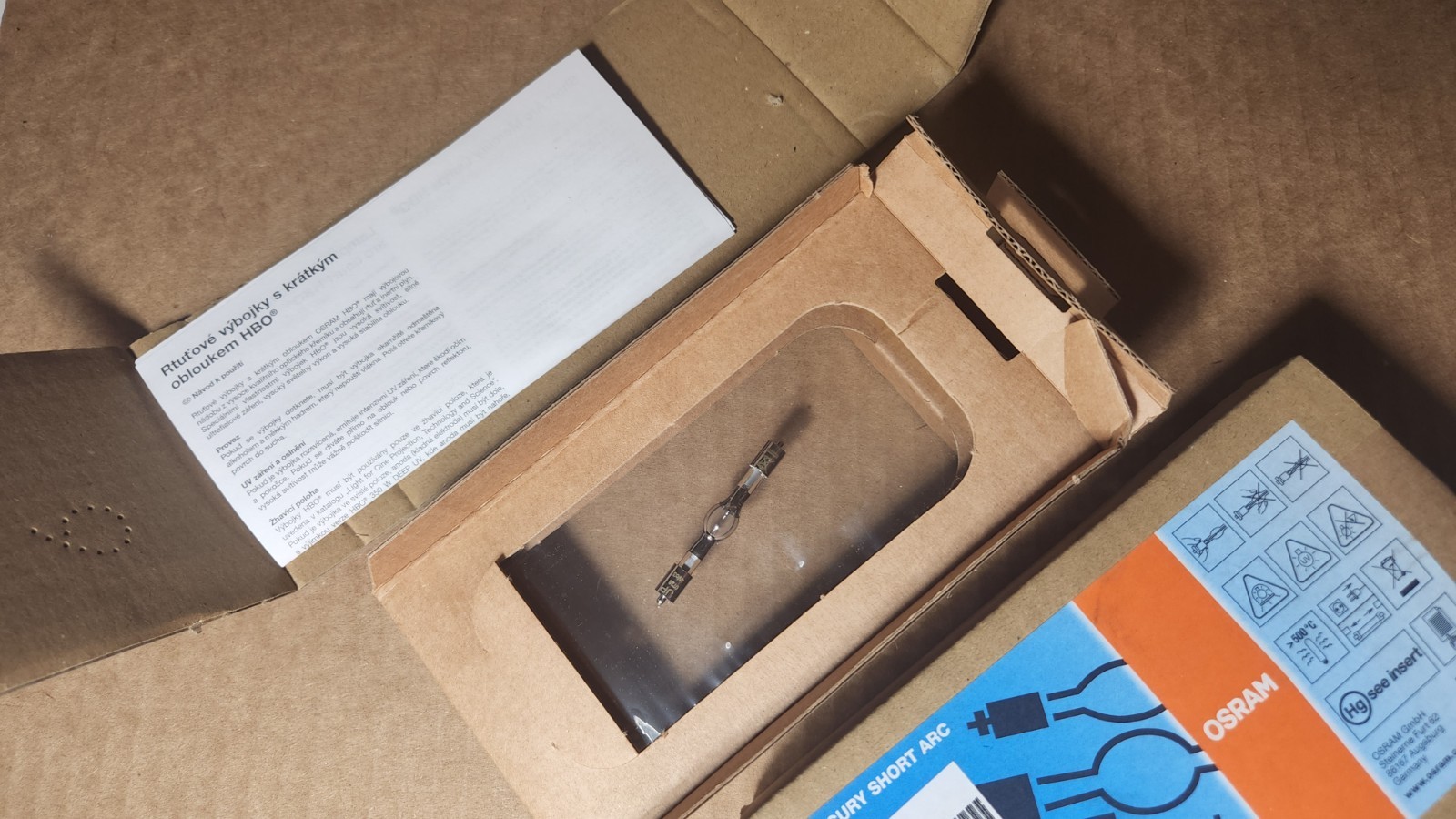 Osram 69213 Mercury Short ARC HBO Bulb 50W/AC 39V