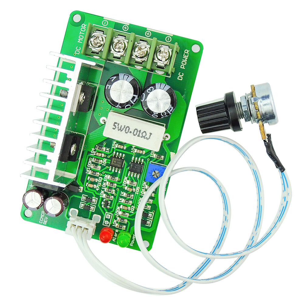 DC 10-40V 10A PWM Brush Motor Speed Controller Governor Current limiter Module