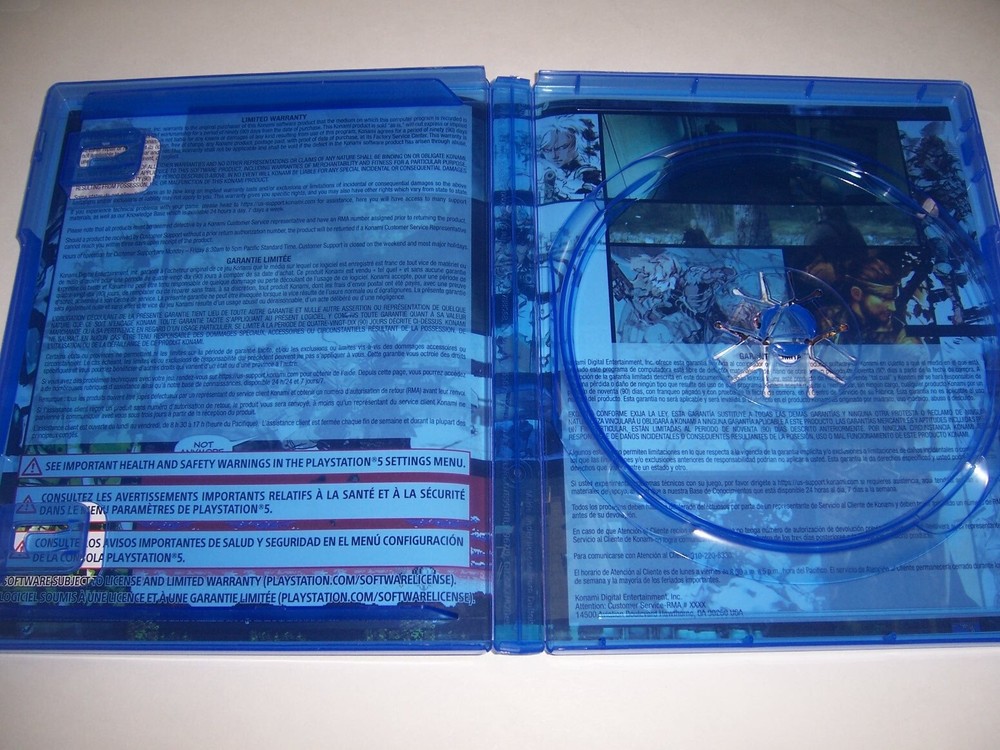 Replacement Box Case ONLY Metal Gear Solid Collection PlayStation PS5 AUTHENTIC