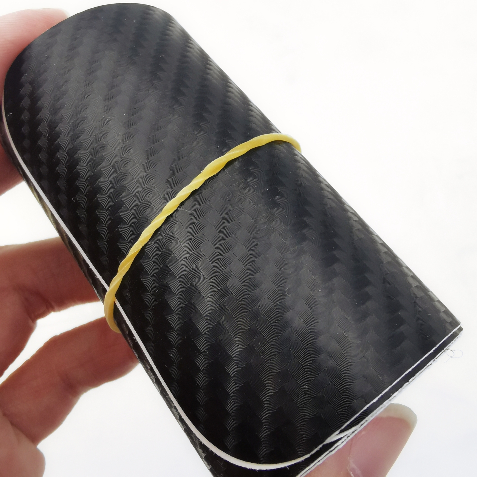 Car Door Sill Protector Door Step Plate Cover Carbon Fiber style Decal Sticker