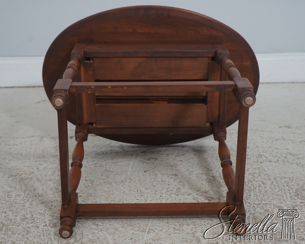 L72211: BOB TIMBERLAKE Cherry Oval Tavern Side Table