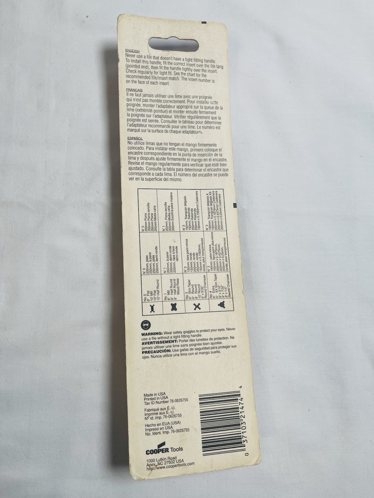 Nicholson File Handle Grip Attachment w/ Inserts NOS 21474