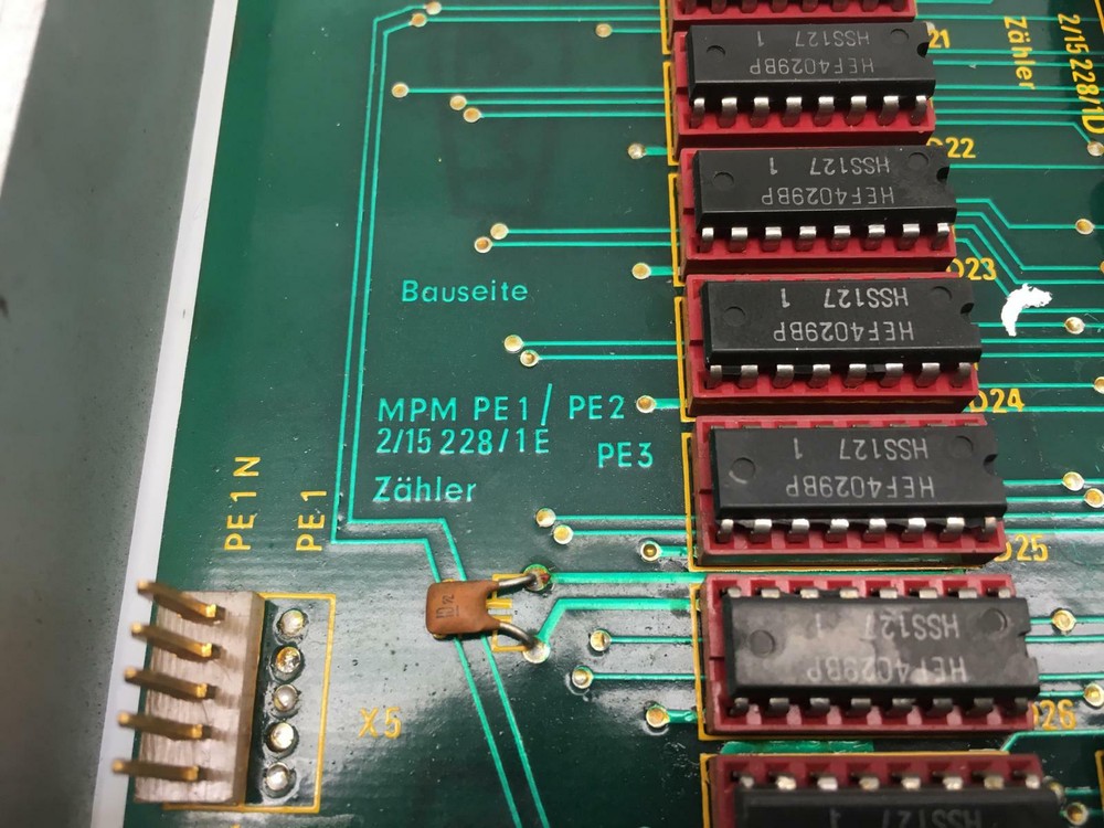 Windsor Technologies Position Card MPM PEZ3 PE1 2/15228/1E