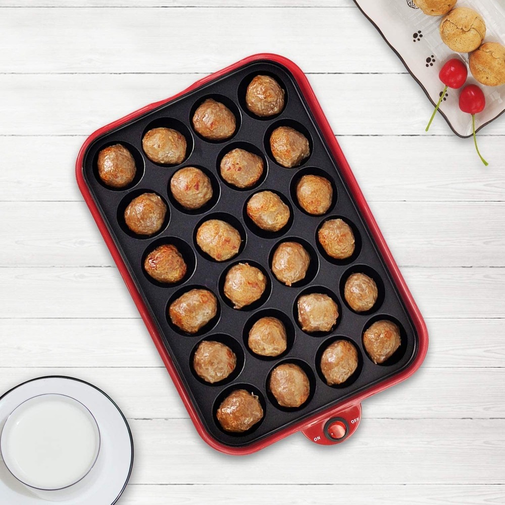 Multifunction Nonstick Baking Maker with 3 Interchangeable Baking Plates for Fri