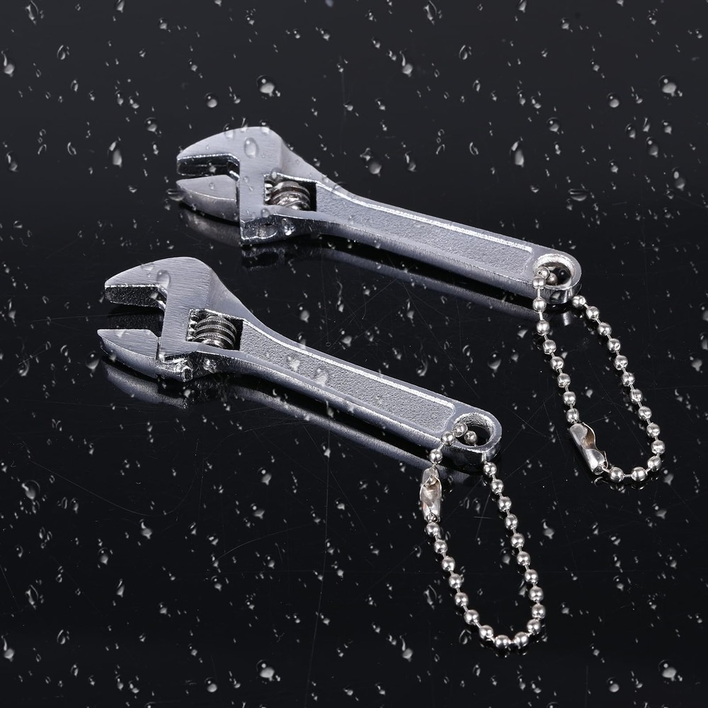 2 Pcs 2.5'' Adjustable Spanner Mini Nut Wrench, Tiny Wrench Small CrescentWrench