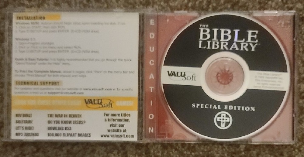 ValuSoft Bible Library SPECIAL EDITION