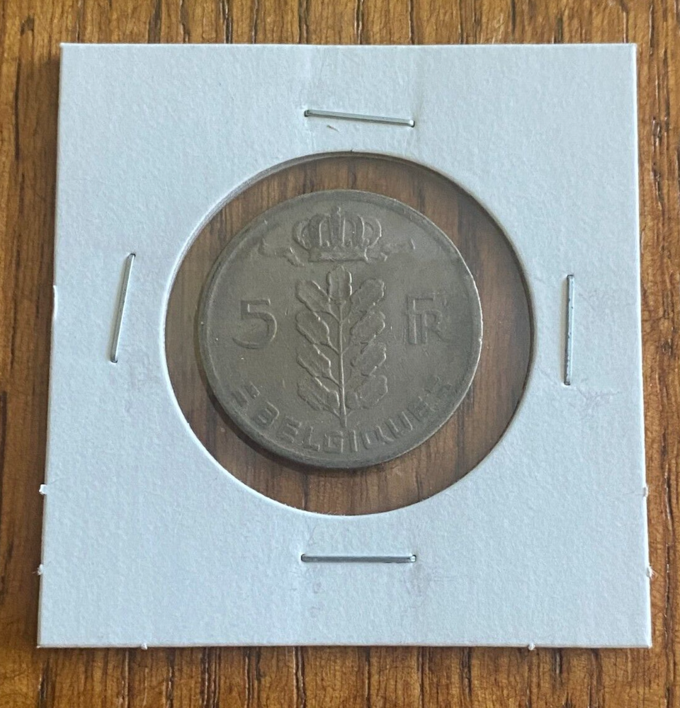 1967 Belgium 5 Francs