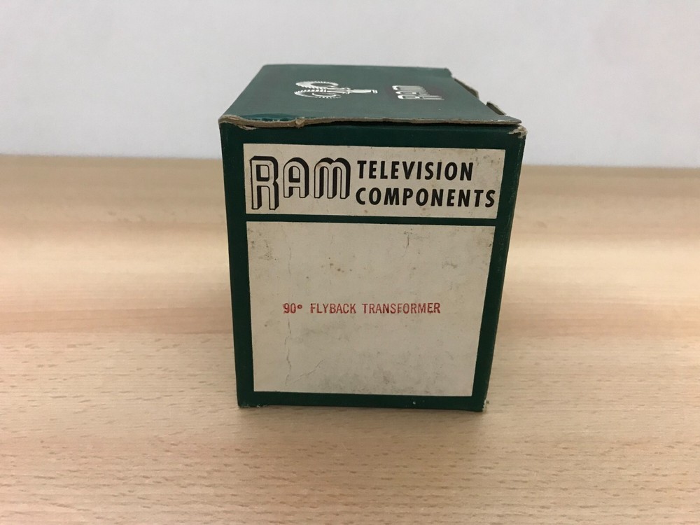 RAM Television Components 20009781 90 Degree Flyback Transformer - NOS