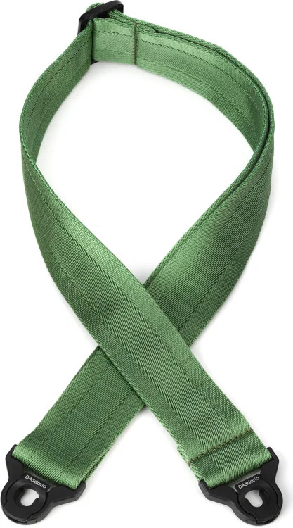 D'Addario Auto Lock Guitar Strap - Verdant