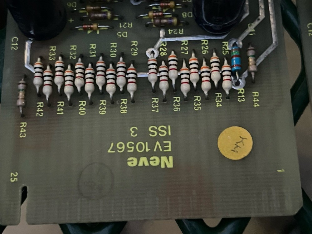 NEVE ev the ev 10567 is 2 & iss3 AMPLIFIER modules