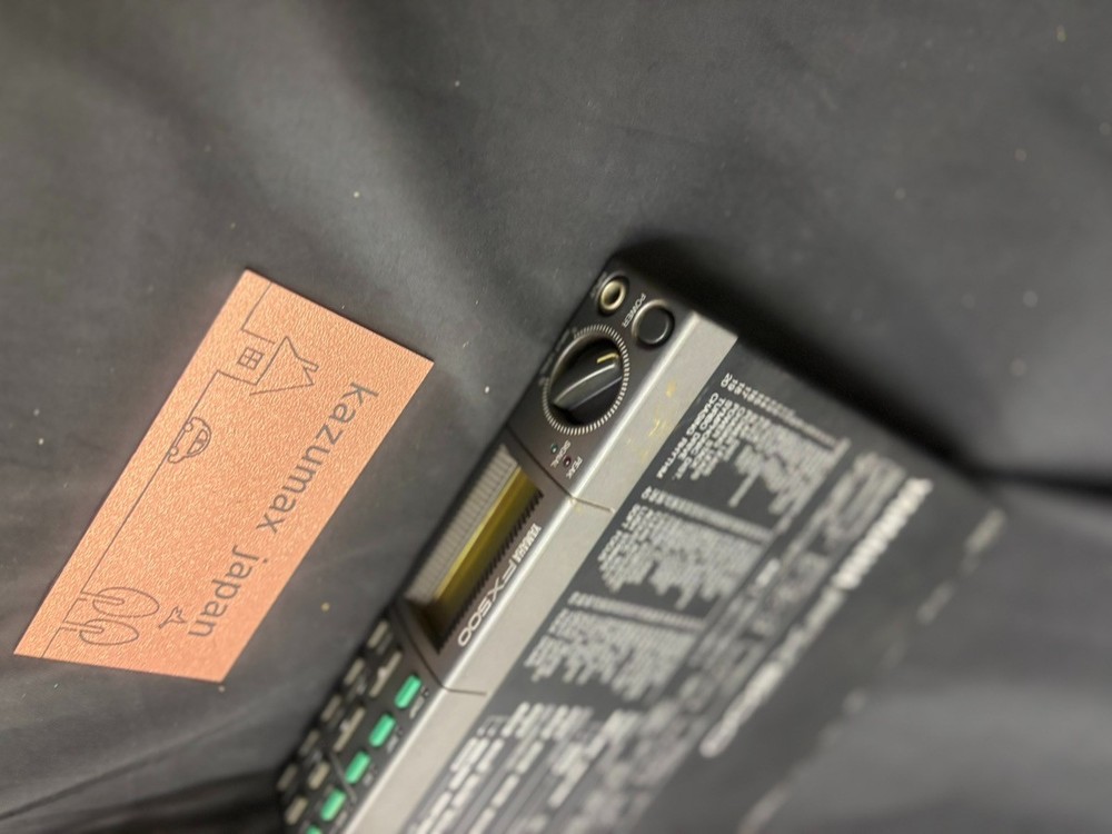 Yamaha FX500 Multi Effects Processor & MFC06 MIDI Foot Controller Set Tested