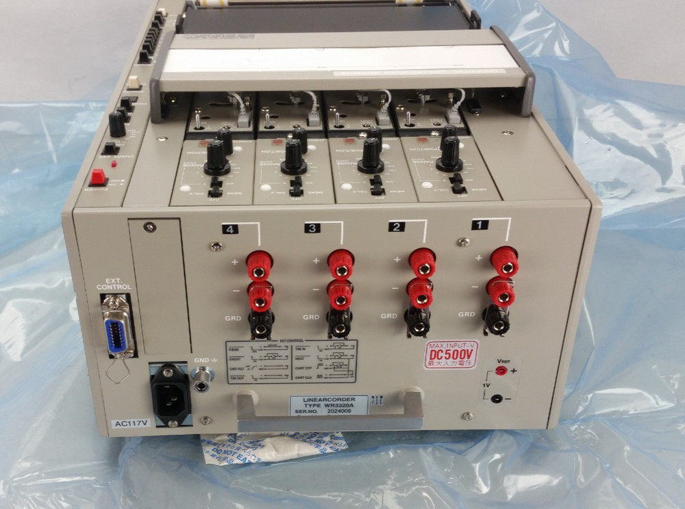 Graphtec WR3320A Linearcorder WR 3320A 4Channel