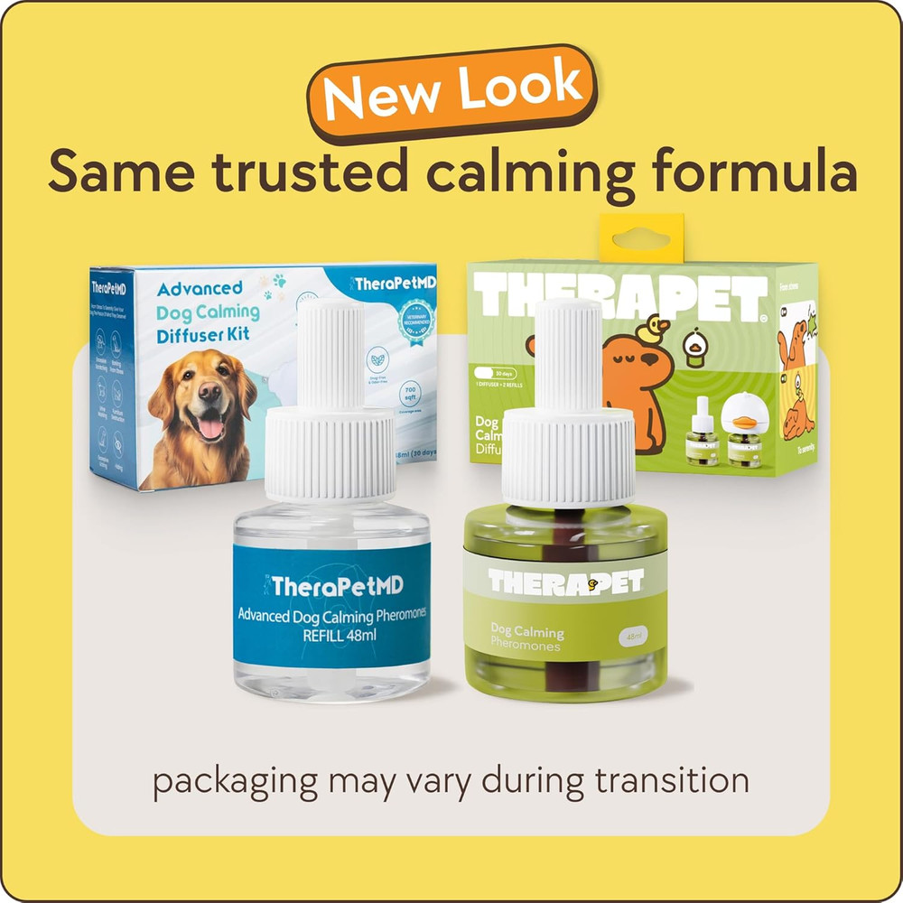 2-Pack 120-Days Dog Calming Diffuser Kits - Dog Pheromone Diffuser for Stress, D