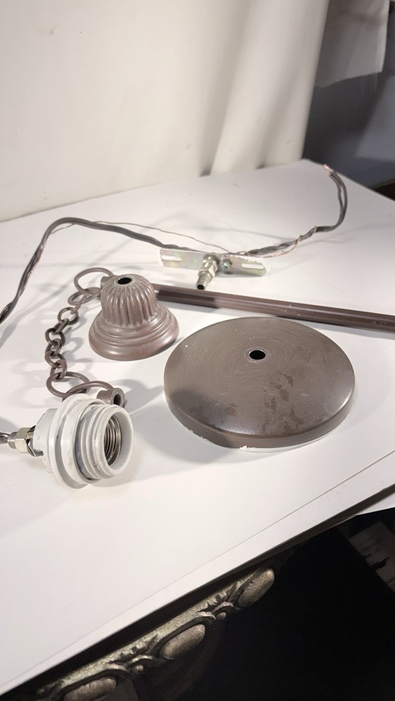 Bronze colored light fixture needs shade Q