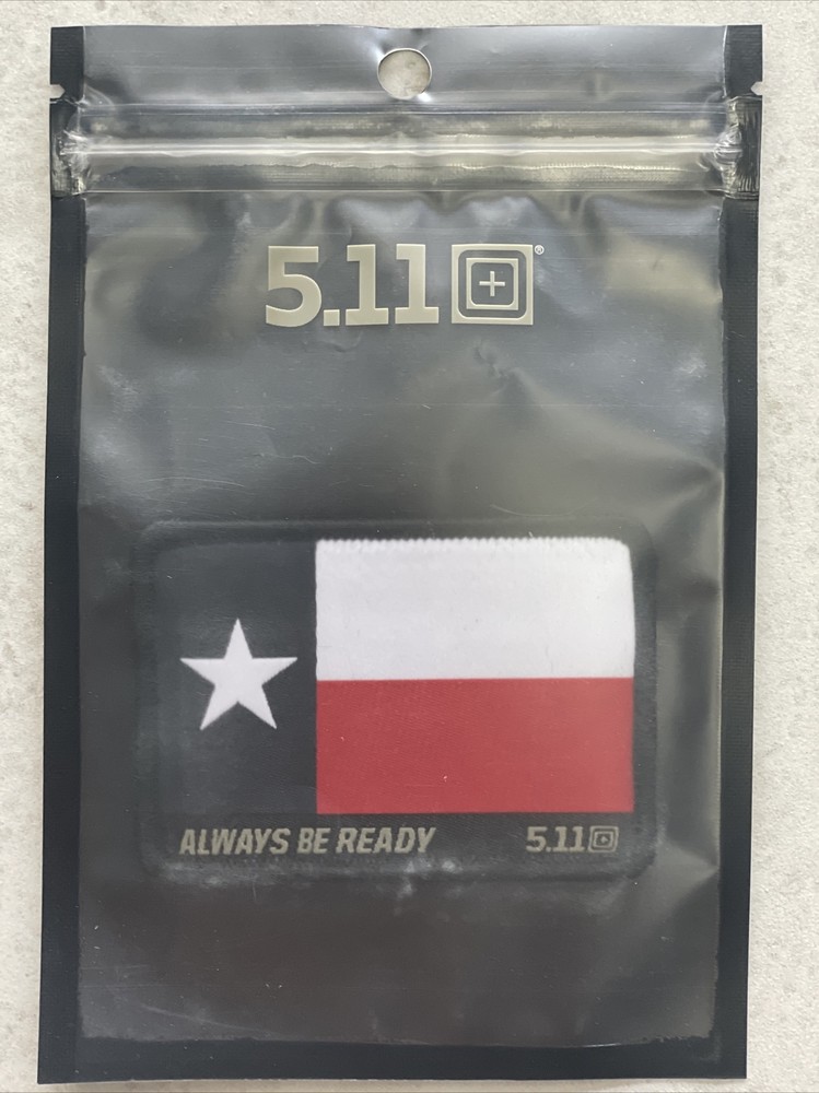 *BRAND NEW* 5.11 TACTICAL TEXAS FLAG PATCH HOOK BACKING