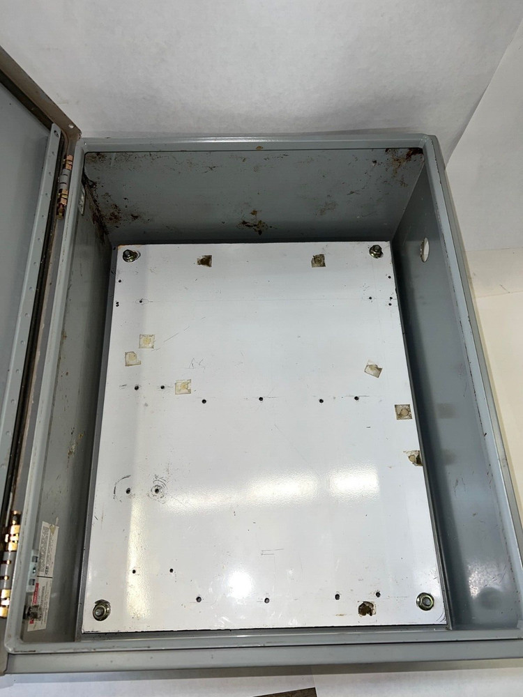 HOFFMAN INDUSTRIAL CONTROL PANEL ENCLOSURE C-SD20168 TYPE 4, 12 SINGLE DOOR