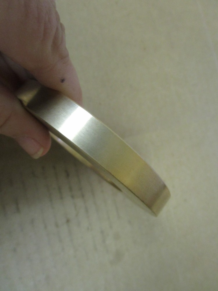 NEW NO NAME BRONZE RADIUS THRUST WASHER BUSHING 2-1/4" ID 4" OD 1/2" WIDTH