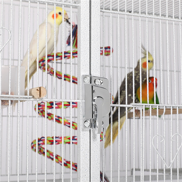 69 Inch Extra Large Cage for Small Animals Bird Cage Parrot w/ Detachable Stand