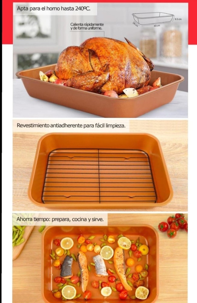 Bandeja De Pavo Copper HOLSTEIN