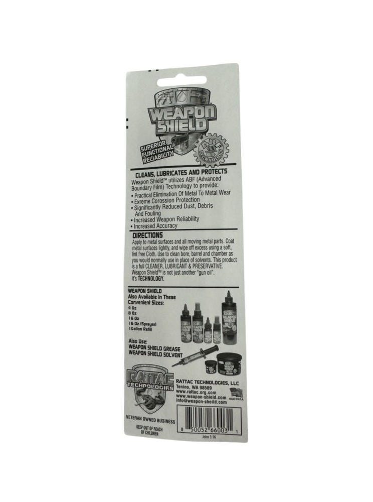 Weapon Shield Oiler Pen CLP RATTAC Technologies