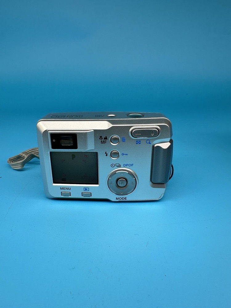 Pentax Optio 30 3.2MP Compact Digital Camera, Silver - Tested