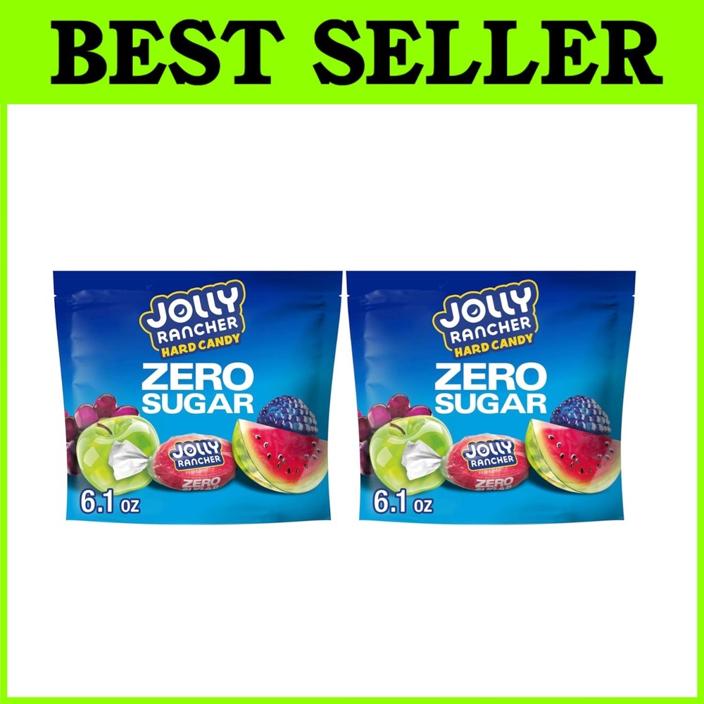 Assorted Fruit Flavored Hard Candy - Zero Sugar, 6.1oz x 6