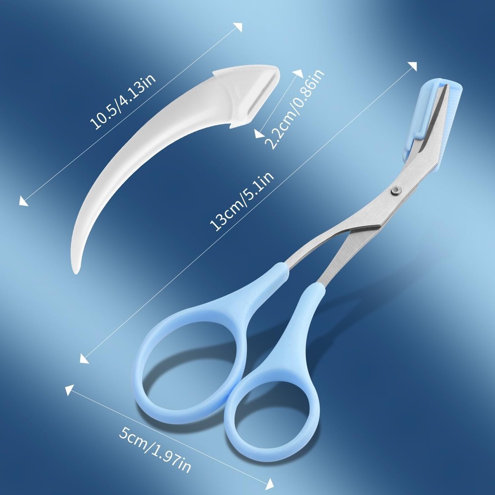 Eyebrow Scissors with Eyebrow , Profal Eyebrow Trimmer Scissors