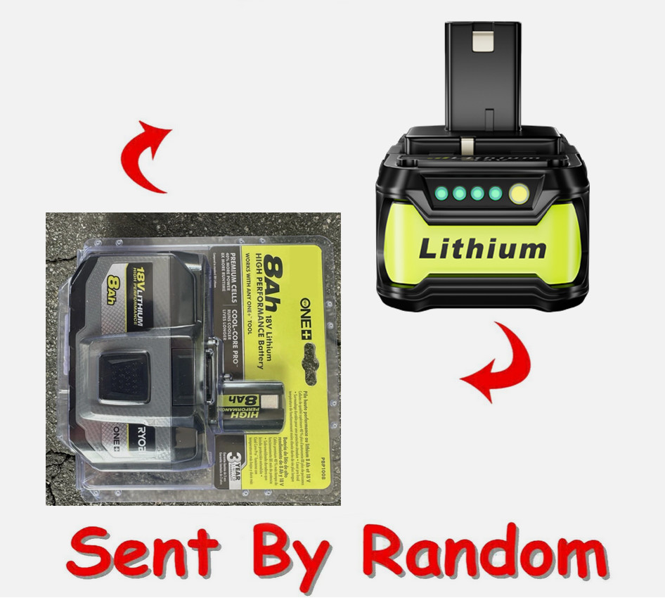 5.0Ah 18V Battery P108 One Plus For RYOBI 18 Volt High Capacity Lithium-Ion New