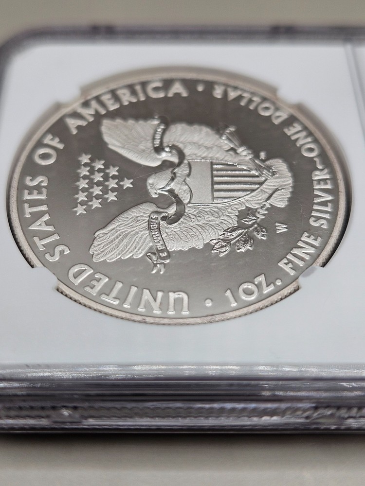 2013 W Silver Eagle Enhanced Finish NGC SP 70