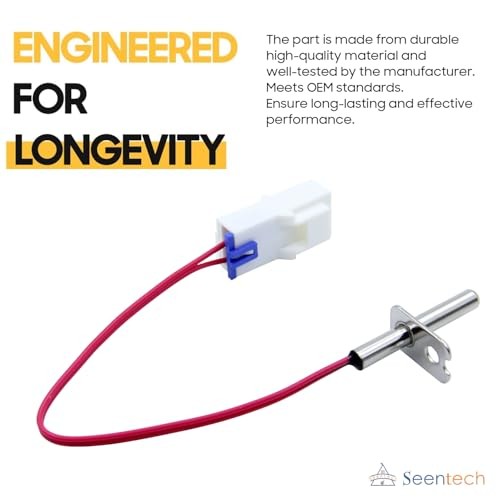 Dryer Thermistor Sensor Replacement – Compatible with Models Using Part