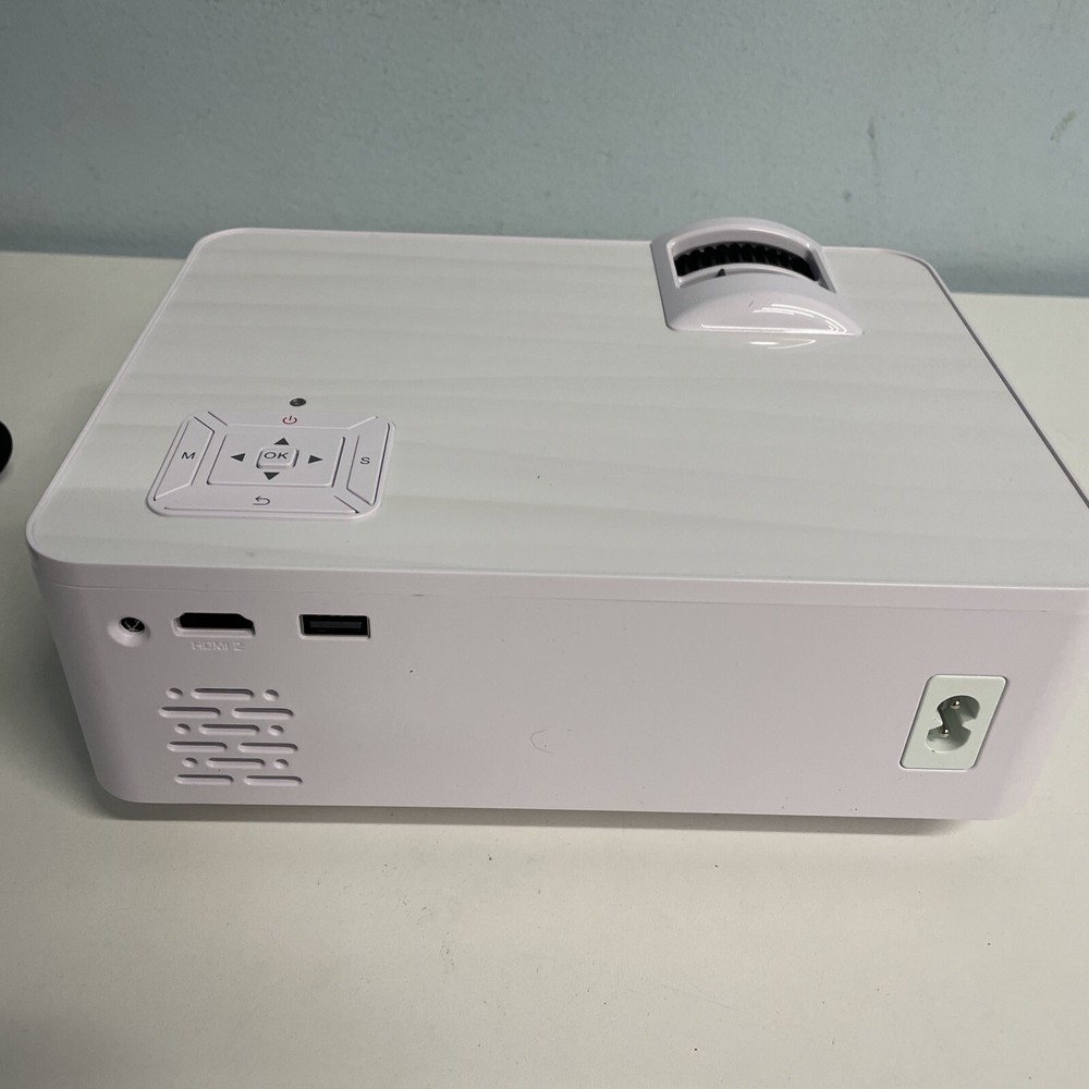 TOPVISION Projector 7500L Portable Mini Projector Return/ Projector only Works G