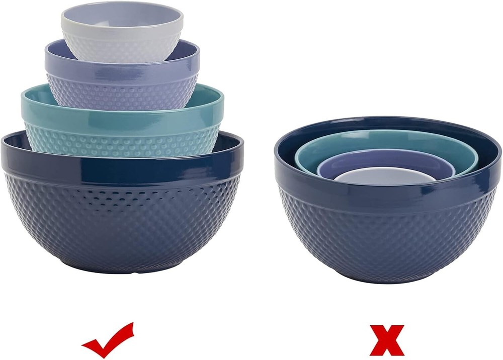 4Pcs Display Stands for Pyrex Mixed Cinderella Bowls Stacker Stacking Rings New