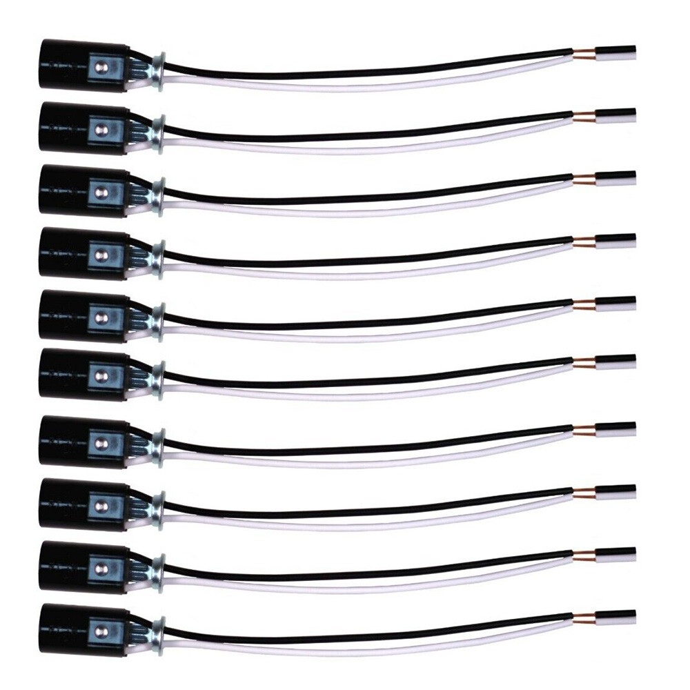 5-20PCS E12 Lamp Holder Light Socket Candelabra Bulb Sockets With 6" Wire