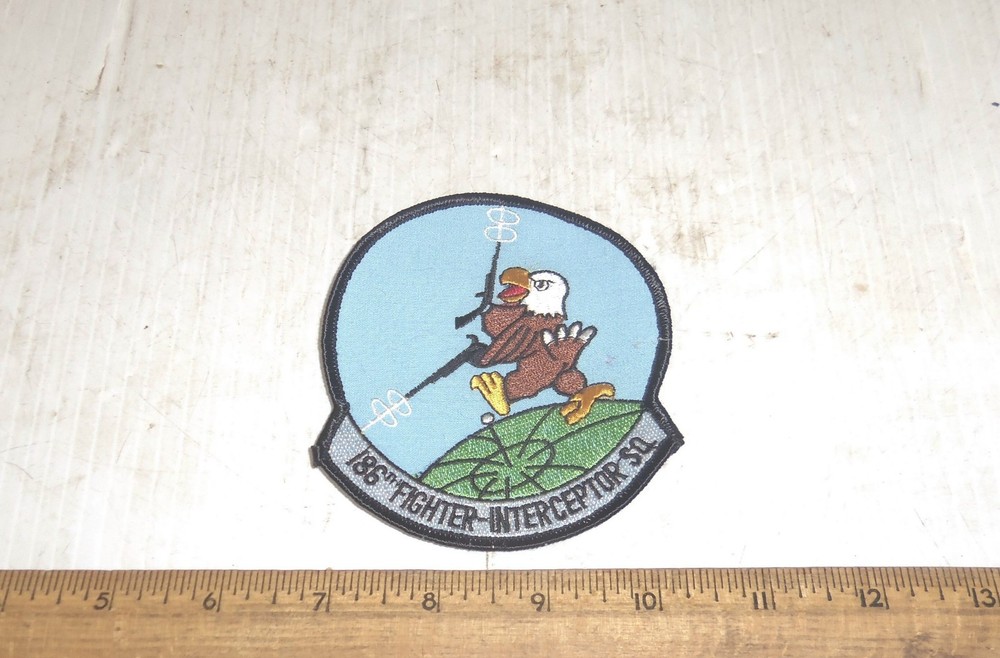 US Air Force - 186th Fighter Squadron Embroidered Patch