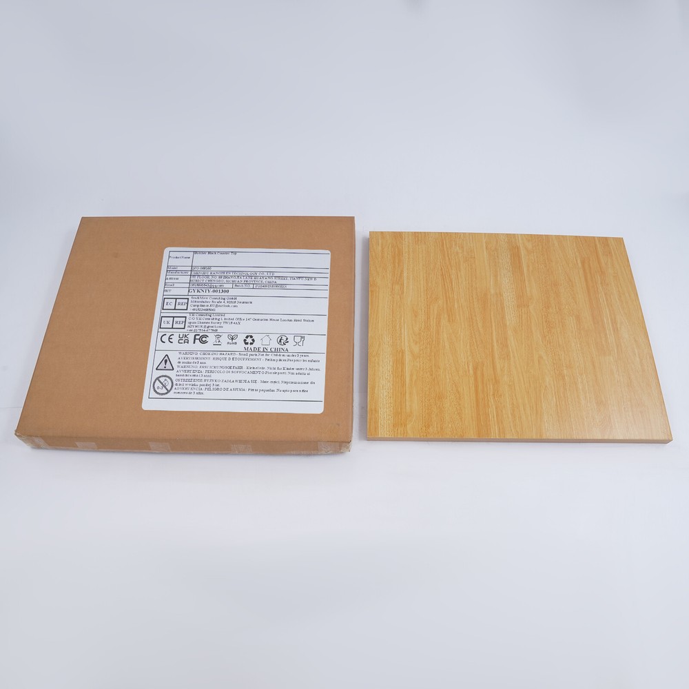 Plywood Tabletop, Rectangular Countertop, Adjustable Countertop 75*90*3.5cm