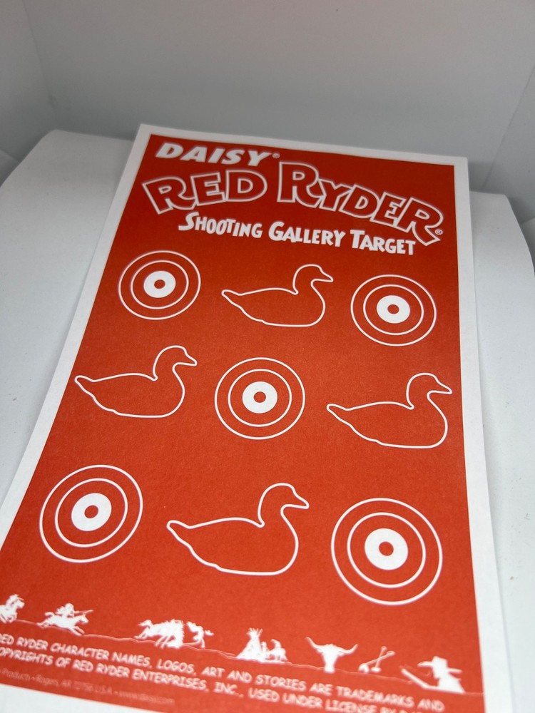 Assorted Daisy Red Ryder Targets Shooting Gallery