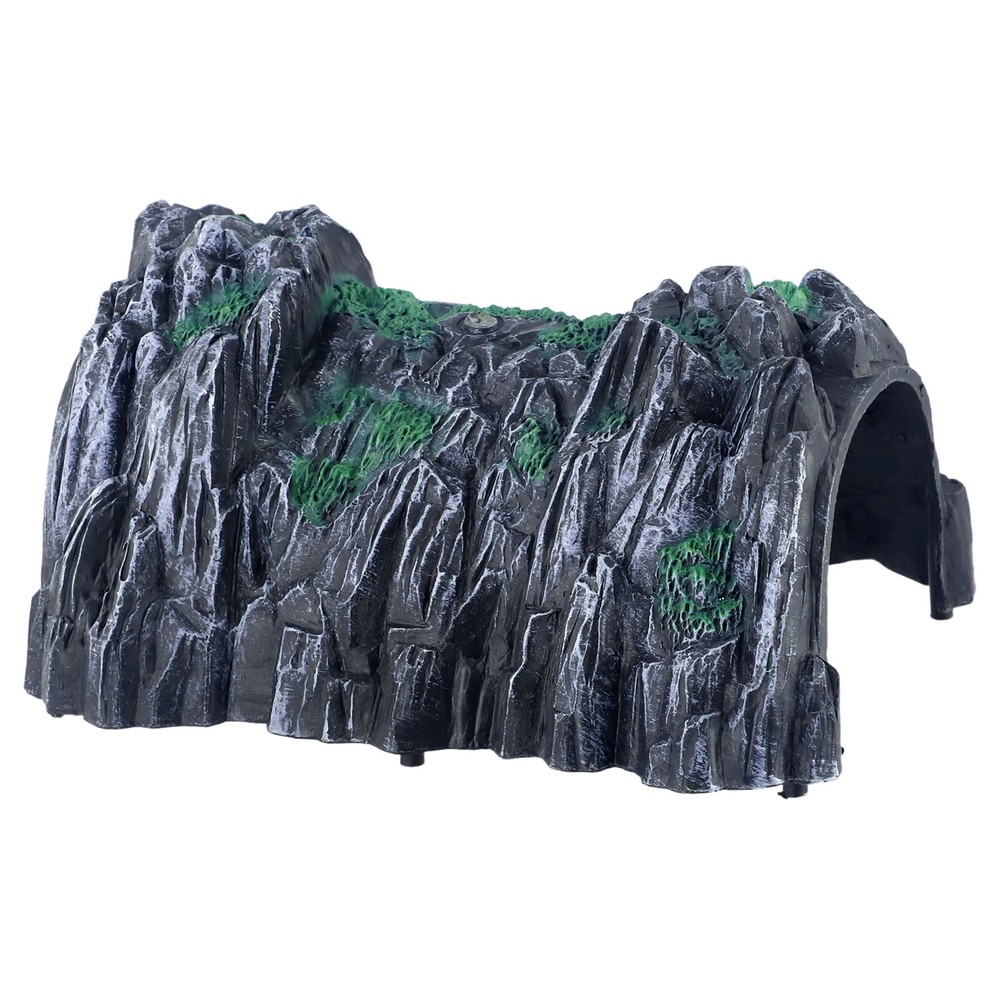 Plastic Railway Tunnel Accessory for Cave Simulation in Model Railroads
