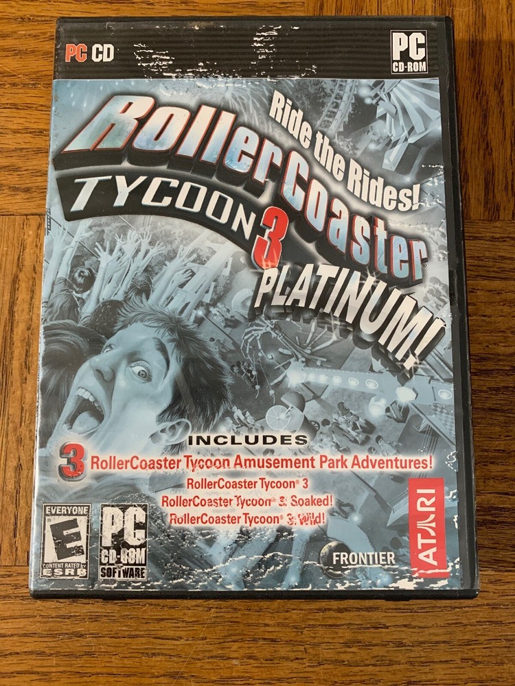 Roller Coaster Tycoon 4 Platinum Computer Software