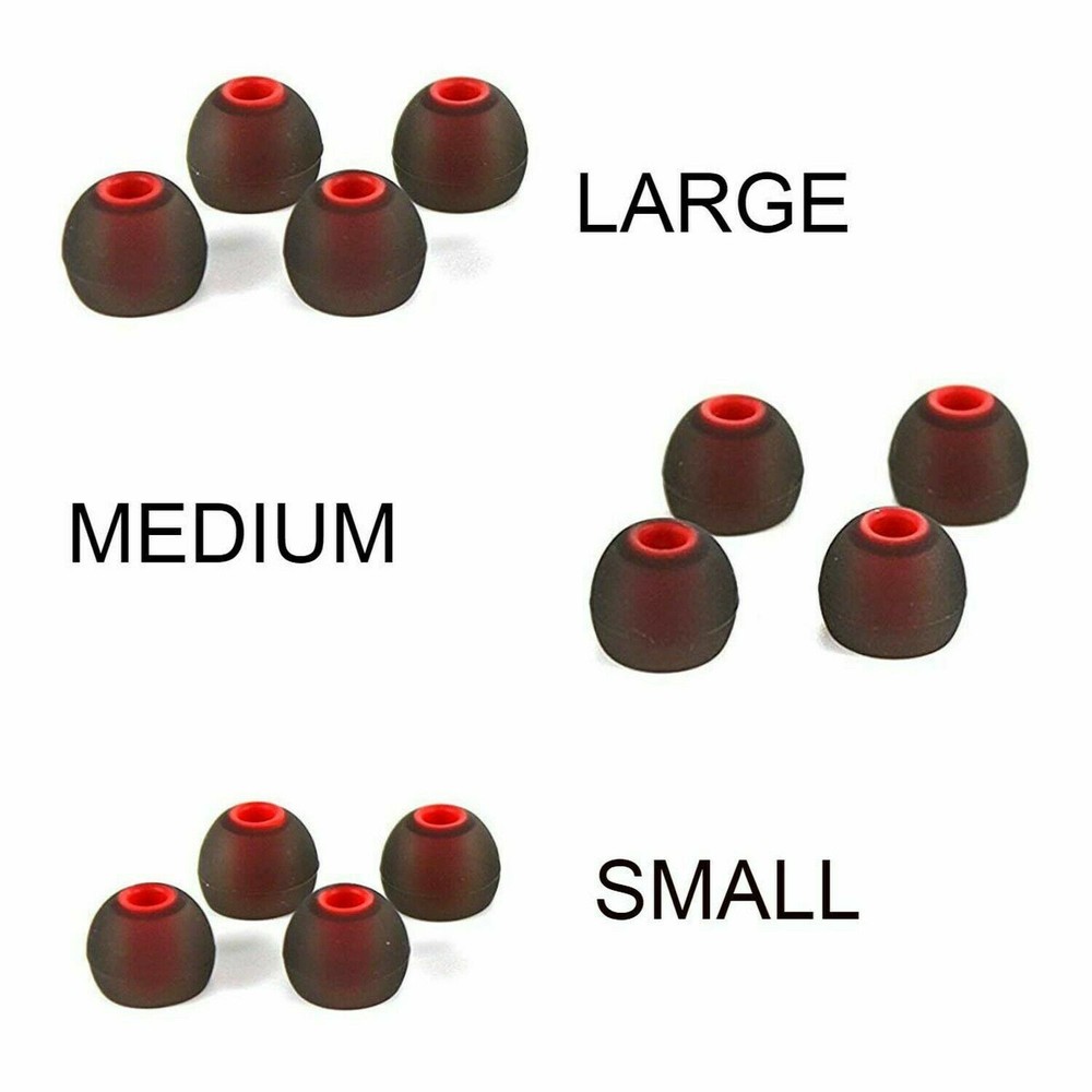 Replacement Noise Cancellation Isolation Silicone Soft Ear Buds Earplug Tips