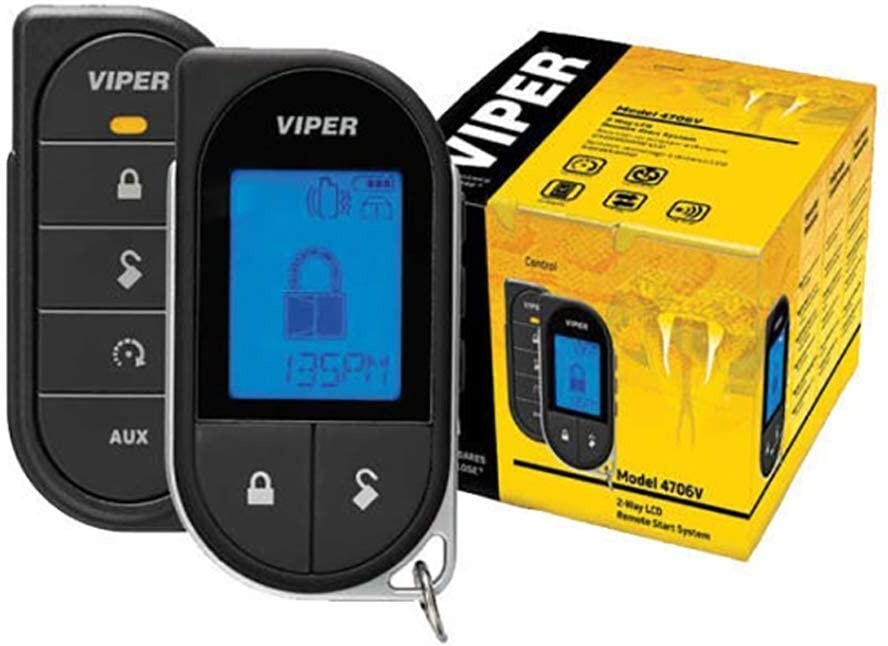 Viper 4706V Car Remote Pack with Keyless Entry 2-Way LCD + DB3 Bypass Module