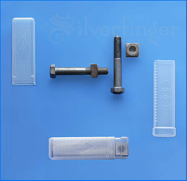 4 PC Sets Telescoping Plastic Tool Storage Cases Adjustable Length Drill Bit Box