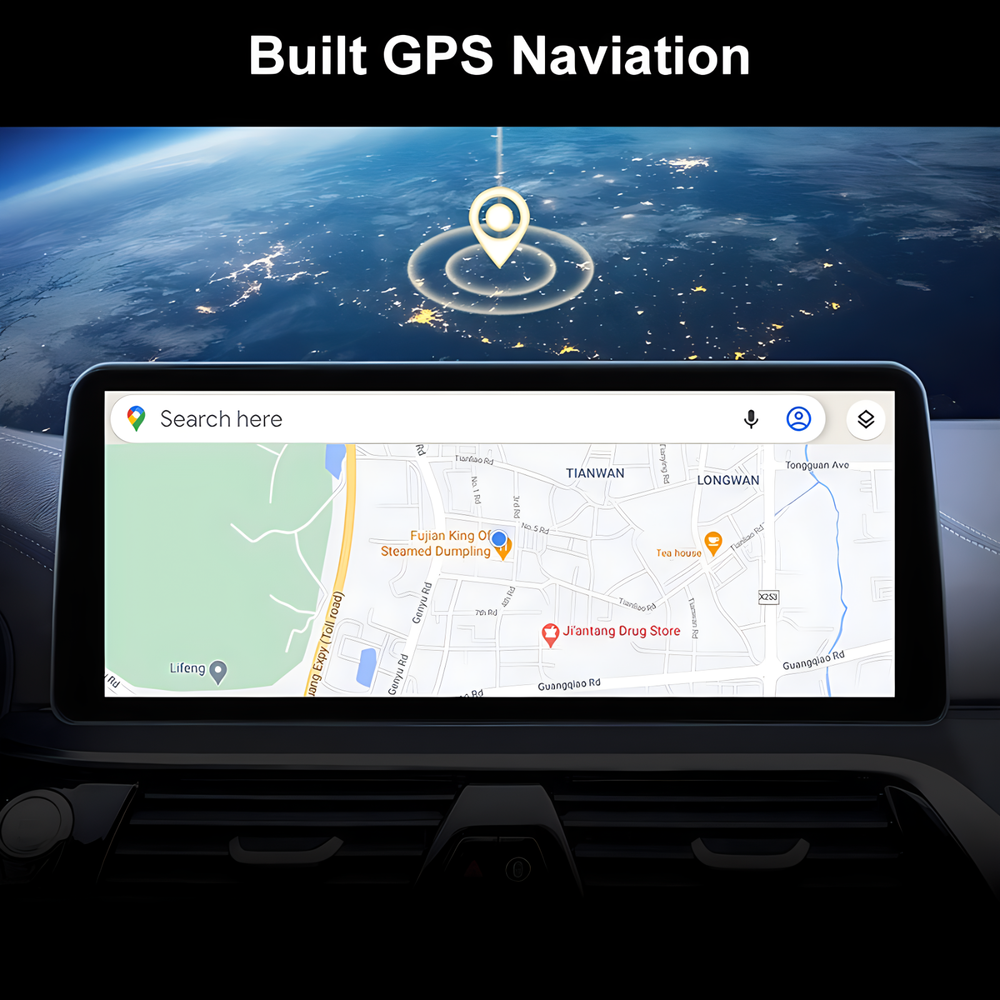 For BMW 1 Series E81 E87 E88 Idrive 10.25''Car Android 13 GPS Navigation CarPlay