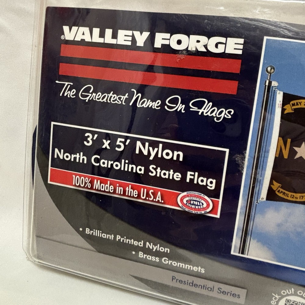 Valley Forge NC State Flag 3x5 Nylon
