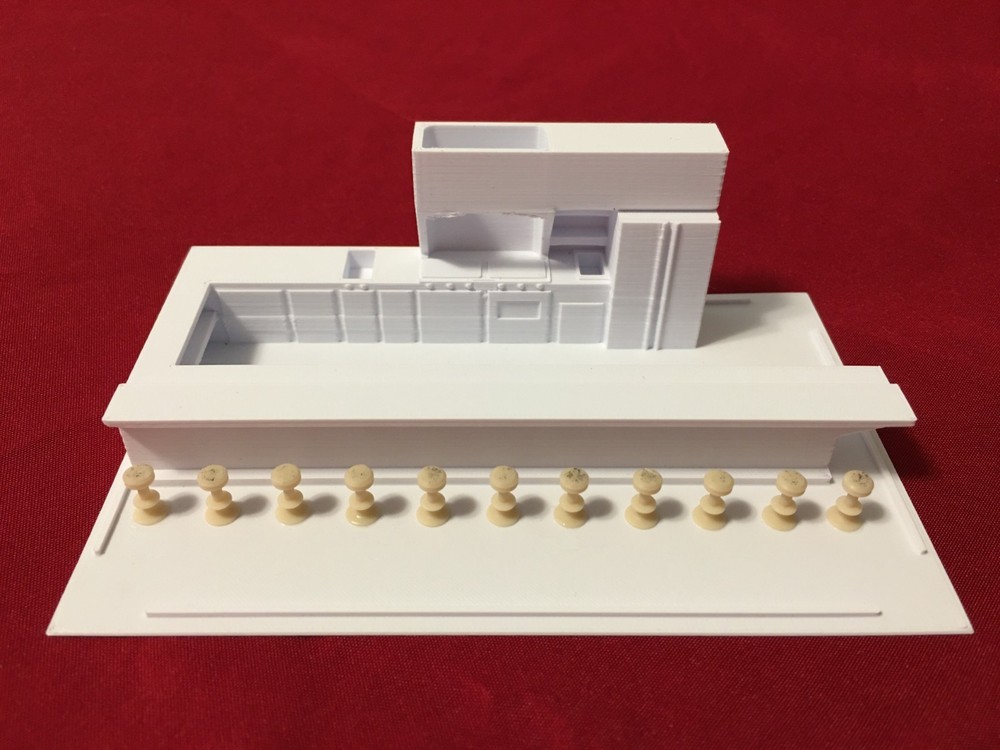 Interior kit for the Walthers White Tower Restaurant