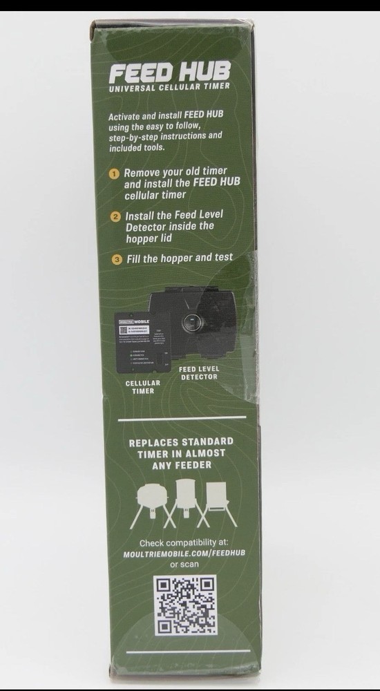Moultrie Mobile Feed Hub Universal Cellular Timer - New Sealed Box