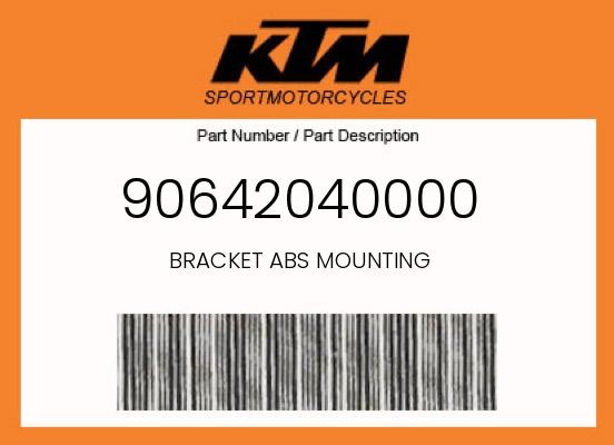 KTM Genuine Bracket Abs Mounting - 90642040000