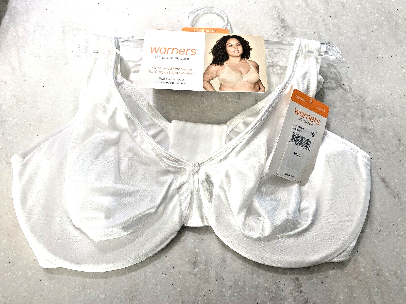 Warners SIGNATURE SUPPORT BRA cushioned underwire stretch 35002A BRAND NEW